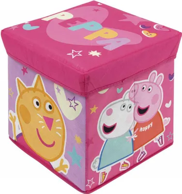 Produktbild von Aufbewahrungsbox mit Deckel / Hocker 2in1 PEPPA PIG, PP14451