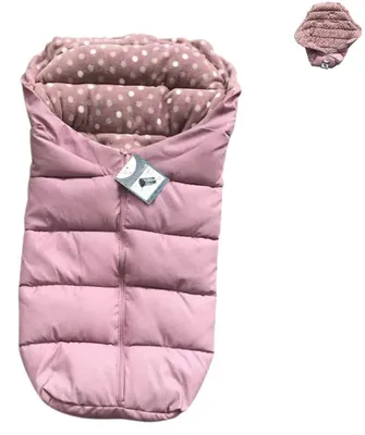 Produktbild von Cangaroo Fußsack Cuddle, für Kinderwagen Thermofleece wasserdicht Reißverschluss rosa