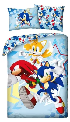 Productafbeelding van Beddengoedset Sonic the Hedgehog, 140 x 200 cm