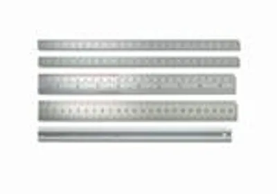 Obrázok produktu pre BMI Biegsamer Stahlmaßstab, 50 cm, rostfrei, Oberkante 1/2 mm, Unterkante 1/1 mm