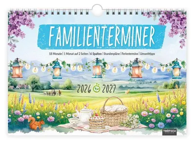 Produktbild von TRÖTSCH - Familienterminer Landgrüße für 18 Monate 2026/2027