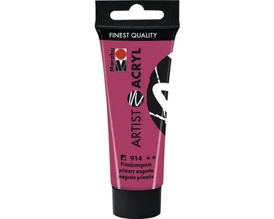 Immagine prodotto di Marabu vernice acrilica Artista acrilico primario magenta 914 22 ml