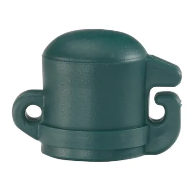 Image de Alberts 866365 Capuchon pour poteau universel, plastique, vert, pour poteau Ø 16 mm, set de 100 pièces