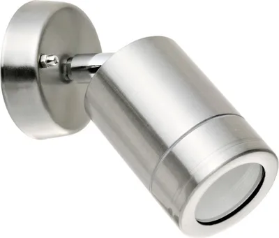 Image de Applique d'extérieur 1xGU10 acier mobile satiné OLIMP 208842 Polux