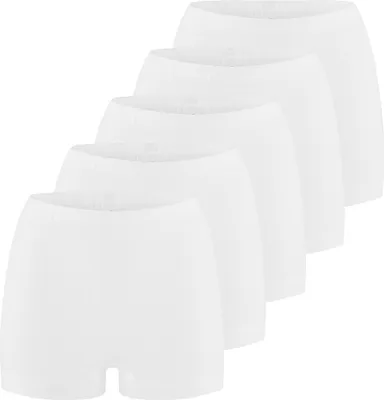 Produktbild von ESGE 5er-Pack Basic - Feinripp Pagenschlüpfer Slip mit kurzem Bein in weicher und natürlicher Feinripp-Qualität aus Baumwolle, Atmungsaktiv und hautfreundlich, Elastischer Softbund