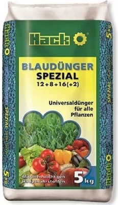 Produktbild von Hack Blaudünger Spezial NPK 12+8+16 (+2) 5 kg