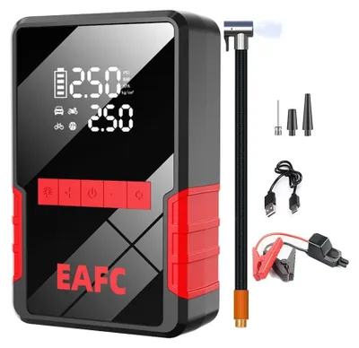 Image de Démarrage assisté, compresseur d'air, batterie externe portable, pas de boîte EVA2, alimentation par batterie