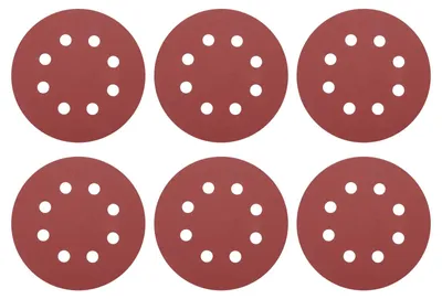 Obrázek produktu pro Brousky 125 mm, 20 kusů, s 8 otvory, zrnitost 1500, pro excentrické brusky