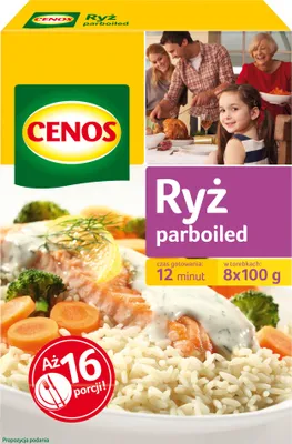 Produktbild von Cenos Parboiled-Reis 800 G (8 Beutel)