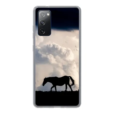 Produktbild von MuchoWow® Handyhülle Schutzhülle Hülle für Samsung Galaxy S20 FE Pferd - Wolken - Schatten Silikon Softcase Handy Hülle - Abdeckung