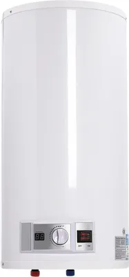 Zdjęcie produktu dla Zbiornik ciepłej wody – bojler elektryczny – pojemność 50 l – temperatura 25–75 °C – wymiary 71×34 cm – kolor biały