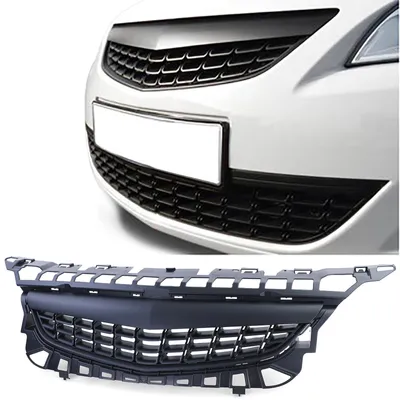 Kühlergrill Sportgrill Schwarz BLACK EDITION für Opel Astra J 5-Türer 2009-2012 – Produktansicht