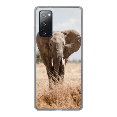 Produktbild von MuchoWow® Handyhülle Schutzhülle Hülle für Samsung Galaxy S20 FE Elefant - Natur - Tiere - Porträt Silikon Softcase Handy Hülle - Abdeckung