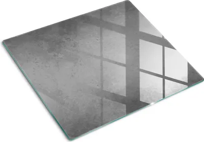 Obrázok produktu pre Sklenená ochranná doska – Kryt varnej dosky – Kryt na indukčnú dosku – 60x52 cm  – Rýchle čistenie – Tvrdené sklo – Betón
