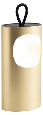 Image de Luxus Europe - Lampe de table Lugano Gold - Lampe de table LED sans fil pour intérieur