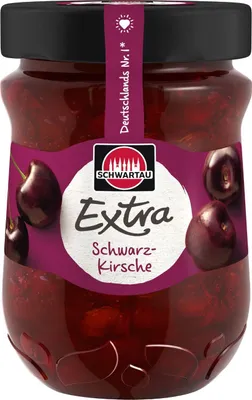 Produktbild von Schwartau Extra Schwarzkirsche, 340g