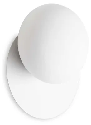 Produktbild von Zeitgenössische Wandleuchte Ninfea Metall Weiß 1 Licht Gx53 9W 3000K Warmes Licht