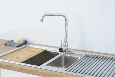 Produktbild von Edelstahl Einbauspüle Spülbecken Küchenspüle Spüle 100 x 50 cm Respekta Chicago