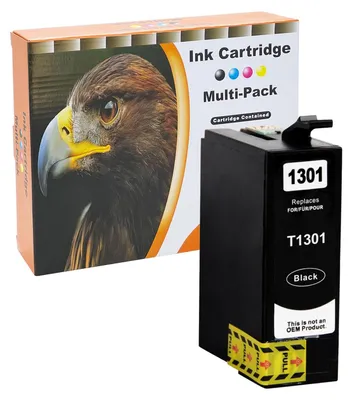 Produktbild von D&C Tintenpatronen ersetzt Epson T1301 BLACK