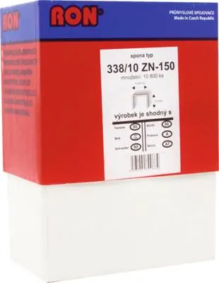 Obrázek produktu pro Spona 338/10 ZN-150 M