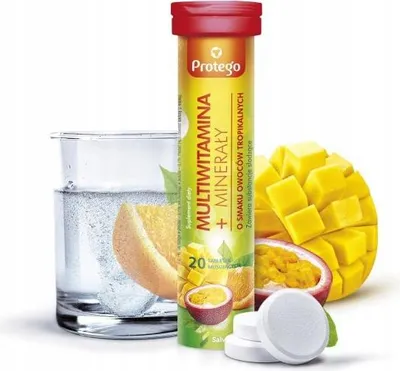 Produktbild von Protego Multivitamin + Mineralien, 20 Brausetabletten