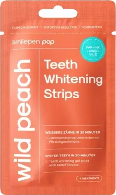 Obrázok produktu pre Smilepen Wild Peach, Pásik na bielenie zubov, Divoká broskyňa, 45 min