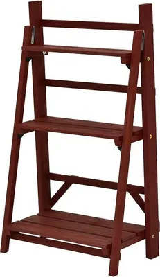 Produktbild von Regal aus Holz, klappbar, Pflanztreppe, Balkonregal