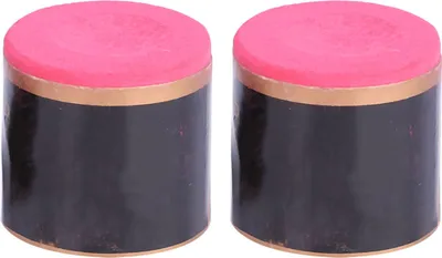 Productafbeelding van 2 antislip tips voor de keu, krijt, biljart, pool, accessoire voor snooker (rood)