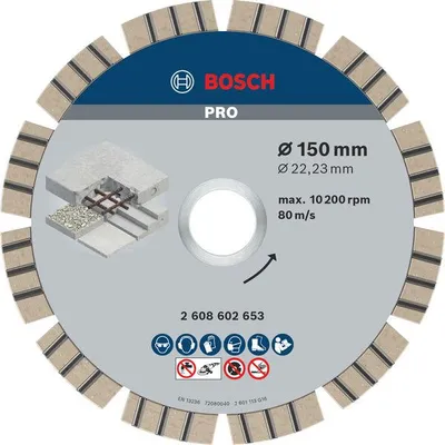 Produktbild von PRO Concrete Diamanttrennscheibe, 150 x 22,23 mm