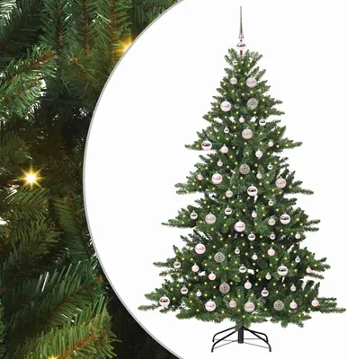 Obrázok produktu pre Umelý Sklápací Vianočný Stromček Zelená 180 cm PVC a oceľ