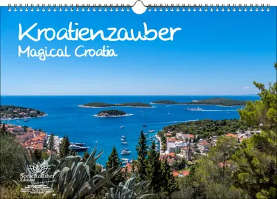 Produktbild von Kroatienzauber DIN A3 Immerwährender Kalender Kroatien - Seelenzauber