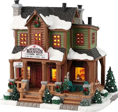 Produktbild von LEMAX Weihnachtsdekoration Porzellan mit Beleuchtung 18,3 x 17,8 x 13,5 cm