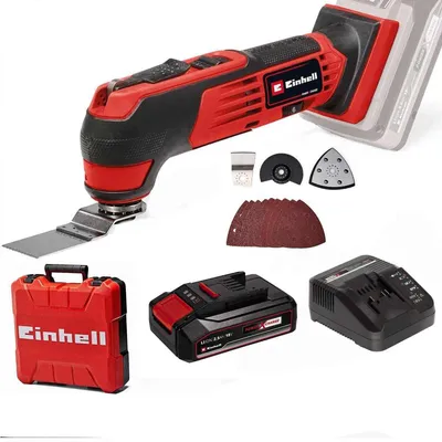 Produktbild von Einhell Multifunktionswerkzeug TE-MG 18/1 Li 18V Akku 2.5 Ah, Ladegerät, Koffer