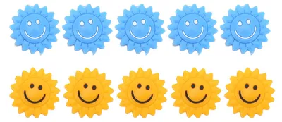 Immagine prodotto di 10 ammortizzatori in silicone per racchette da tennis, ammortizzatori a forma di girasole