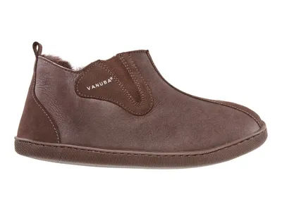 Produktbild von Vanuba Herren Pantoffeln Columbia Lammfell-Hüttenschuhe | geschlossene Hausschuhe in Gr. 40-47 und 3 Farben, handgefertigt