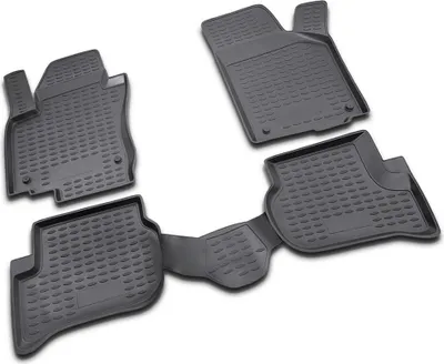 Produktbild von AD Tuning Gummi Fußmatten Set für VW Golf Plus, Bj. 12/2004-