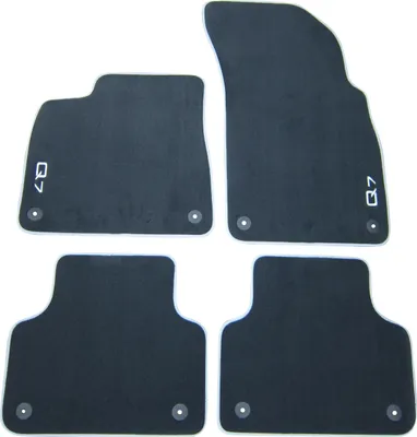 Zdjęcie produktu dla 4x oryginalne welurowe dywaniki tekstylne Audi premium SET do Audi Q7 4M 15-