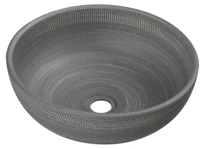 Produktbild von Sapho PRIORI Keramik-Waschtisch Ø 41 cm, grau mit Muster