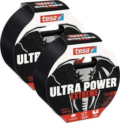 Image de 2 rouleaux de ruban de réparation tesa 56622-00000-00 ULTRA POWER EXTREME, 50 mm x 10,0 m