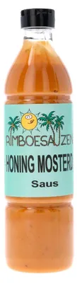 Produktbild von Rimboe Honig-Senf-Sauce 500 ml – cremig, würzig, ideal für Fleisch & Salate