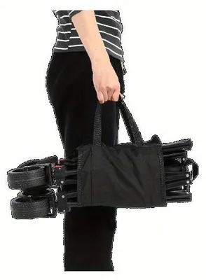 Image de Chariot pliable – Chariot de transport robuste avec de grandes roues tout-terrain et un cadre en acier
