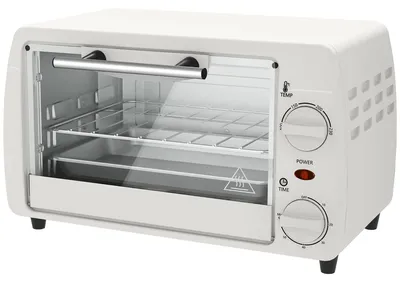 Productafbeelding van HOMCOM Mini-oven, 10 liter, 750W, kleine elektrische oven, crèmekleurig
