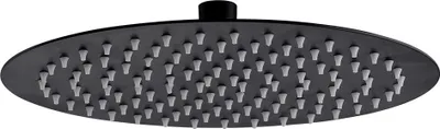 Produktbild von Aloni Regendusche Kopfbrause rund Schwarz matt Ø 30 cm