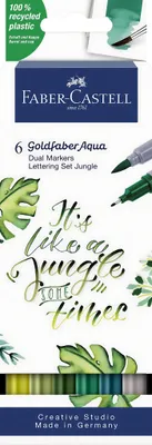 Produktbild von FABER-CASTELL Aquarellmarker GOLDFABER 6er Etui Jungle