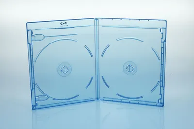 Produktbild von 10 BluRay Hüllen 11mm / 2fach 2er BD Hüllen / Farbe: blau / high quality