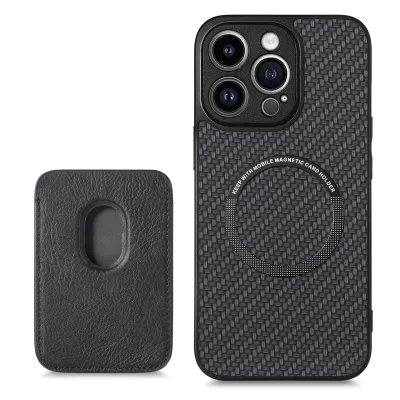 Immagine prodotto di INF Supporto magnetico per custodia protettiva MagSafe con porta carte Nero iPhone 15 Pro