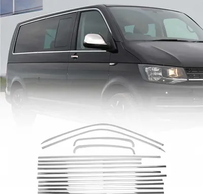 Produktbild von Fensterleisten Zierleisten für VW T6 T6.1 Transporter 2015-24 Einzelschibetür L2