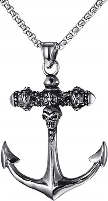 Image de Pendentif pêcheur en argent Ancre 313