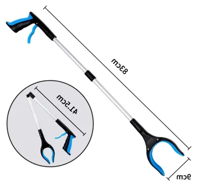 Produktbild von Greifzange Faltbarer Greifer Mit Magnetischer Müllklaue (Blau)