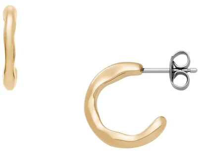 Zdjęcie produktu dla Kolczyki okrągłe Skagen Gold Collection Modern Stak - kobieta